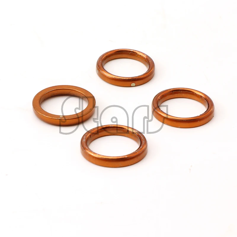 4 Pieces Muffler Exhaust Gasket For 49cc 50cc 110cc 150cc GY6 70 90 100 125cc Scooter Bike ATV Moped Parts