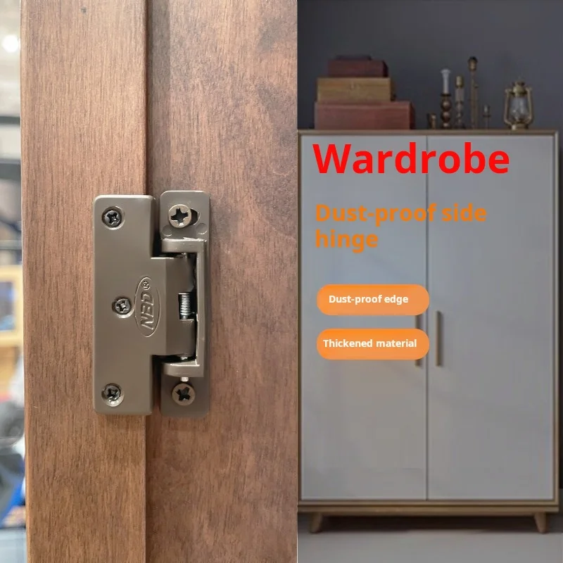 

Wardrobe Door Edge Dust Strip Hinge Thickened Plastic Spring Hinge Small Hinge Furniture Door Seam Edge Hardware Accessories