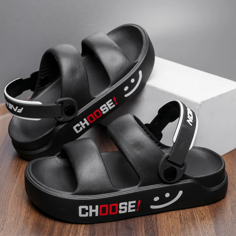 

Thick-Soled Slippers for Men and Women, Summer Outdoor Wear, Non-Slip, Anti-Odor, Eva Slippers with a Soft Feel