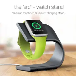 Metal Aluminum Charger Stand Holder for Apple Watch Series IWatch Ultra 2 9 8 7 6 5 4 3 Portable Fast Charging Base Bracke