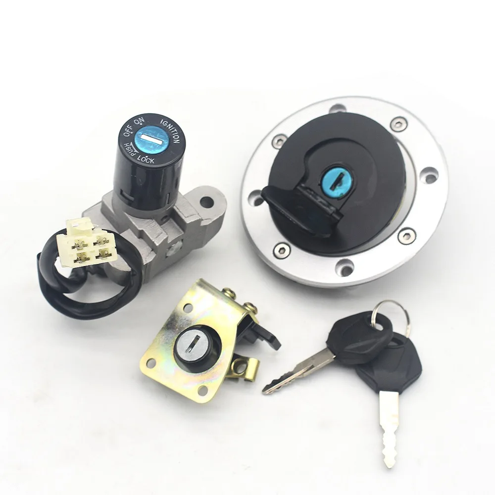 

Motorcycle Ignition Switch Fuel Gas Cap Seat Lock Key Kit For Suzuki GSF250 Bandit 77A GSF400 GSX400 GK79A Impulse GS500 94-2000