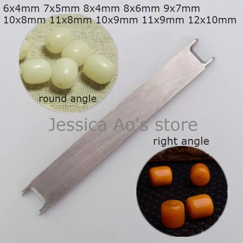 10 Sizes for Choice Barrel Beads Turning Tool Oval Shape Balls Cutters Drum Ball Apple Round Cutting Knife Tools White Steel