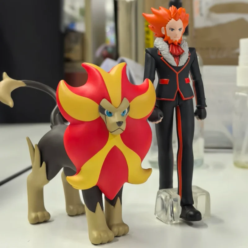 

Original Bandai Pokemon Scale World Kalos Fuladari & Kaenishi Collectible Action Figure Miniature Display Model Collection Toy