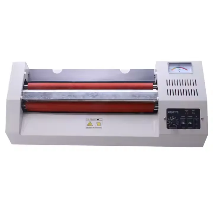 

New Style Hot & Cold Photo Laminating Machine 4 Roller A6/A5/A4/A3 Office Glue Press for Plastic Size Office Use