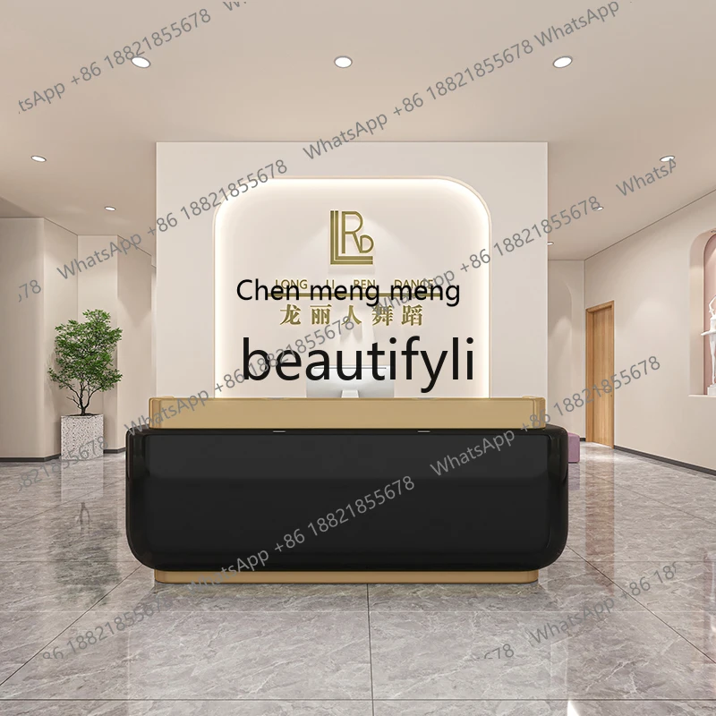 beauty salon bar dance studio yoga studio clothing store checkout page company hotel front desk medical beauty reception desk  R