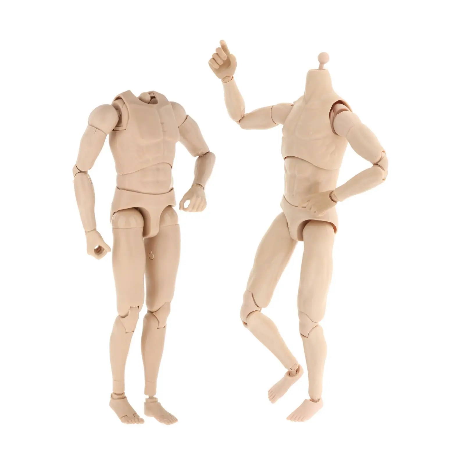 Kolekcjonerskie Elastyczne Figurki Akcji Męskie 1/6 Model Zabawka Ruchome Stawy 12" Cienkie Ramiona