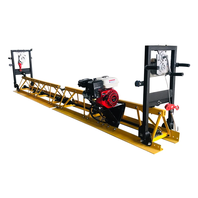

Concrete pavement leveling machine vibrating beam frame leveling machine vibrating beam cement road leveling machine