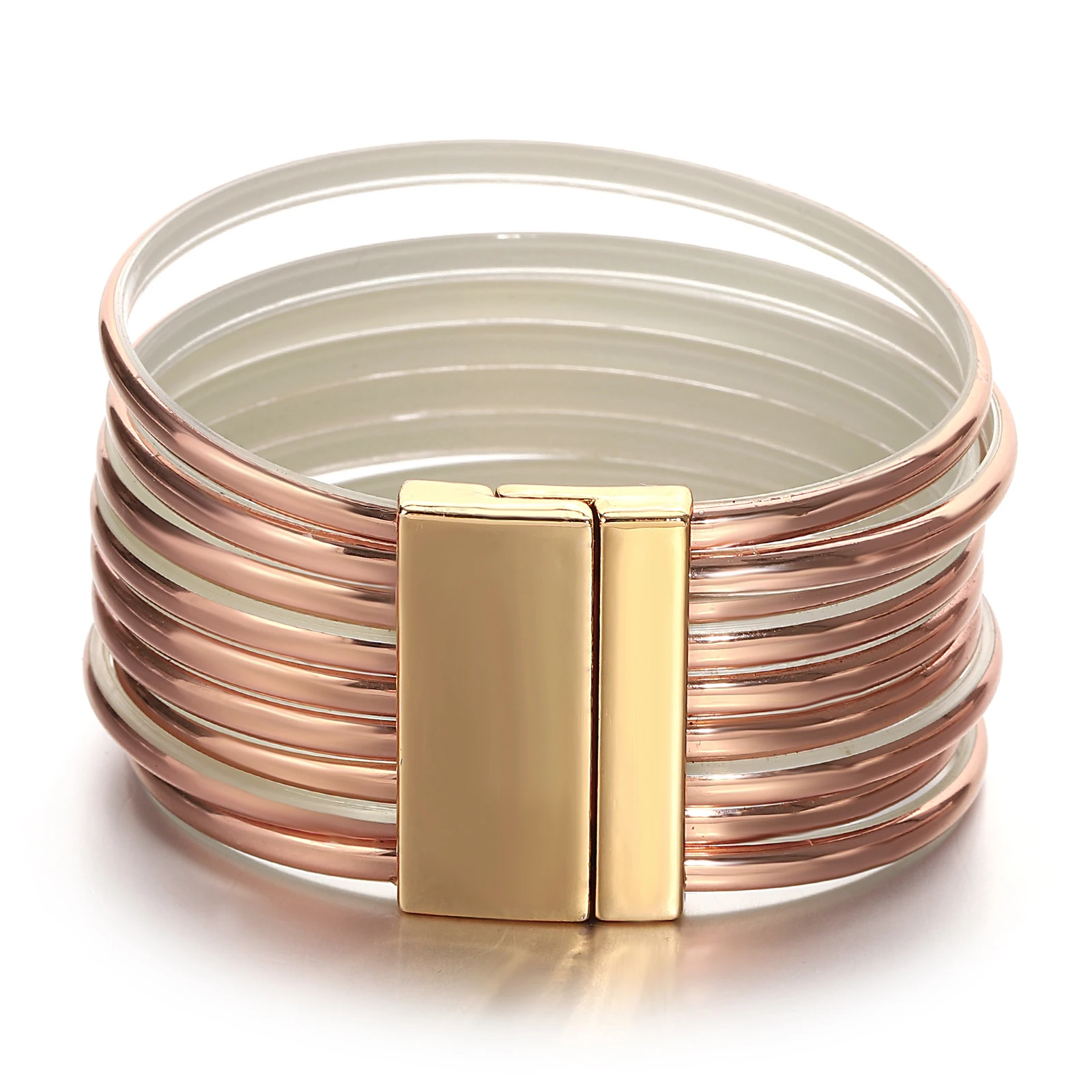 Amorcome Fashion Simple Multilayer Leather Bracelets for Women Men Vintage Minimalist Slim Strips Wrap Bracelet Party Jewelry
