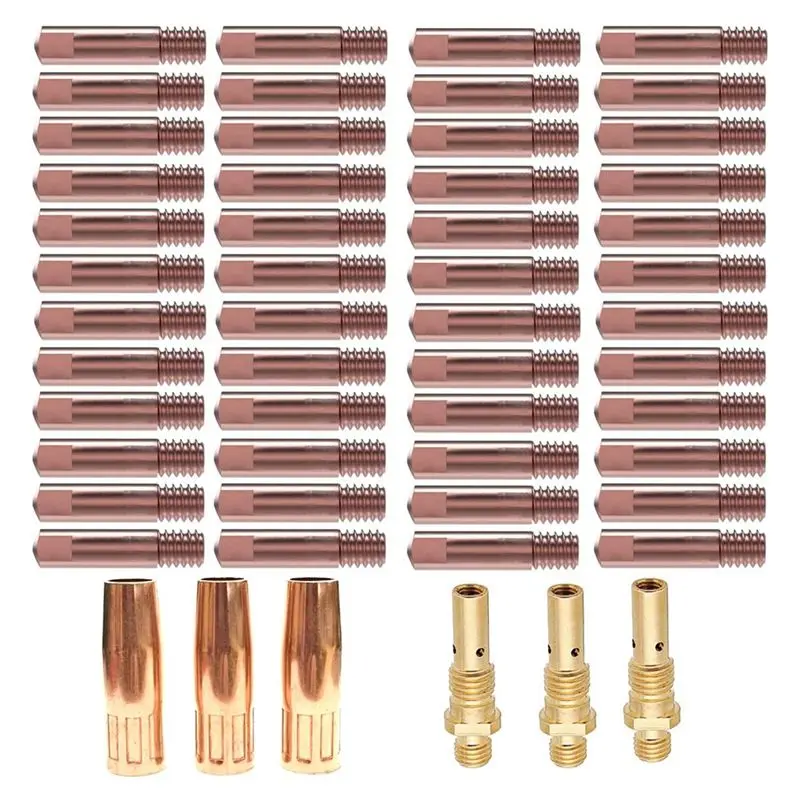 

ABGG-54 Pcs 15AK Gas Welding Shield Gas Shield Kit For Lincoln 100L And Tweco Mini Standard Style