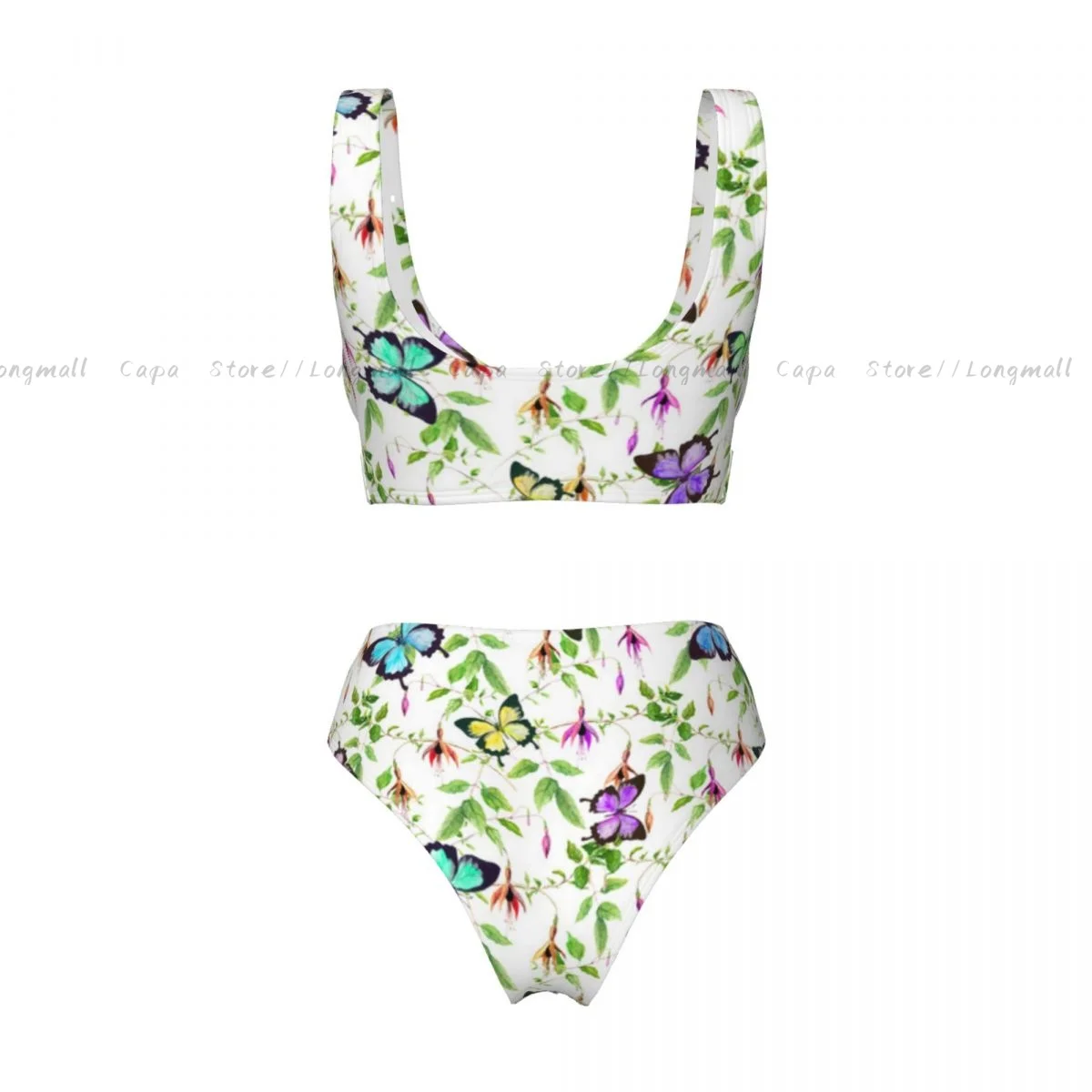 Sexy Bikini Frauen Bademode Exotische Blumen Im Regenwald Floral Weiblichen Badeanzug Schwimmen Badeanzug Sommer Beachwear