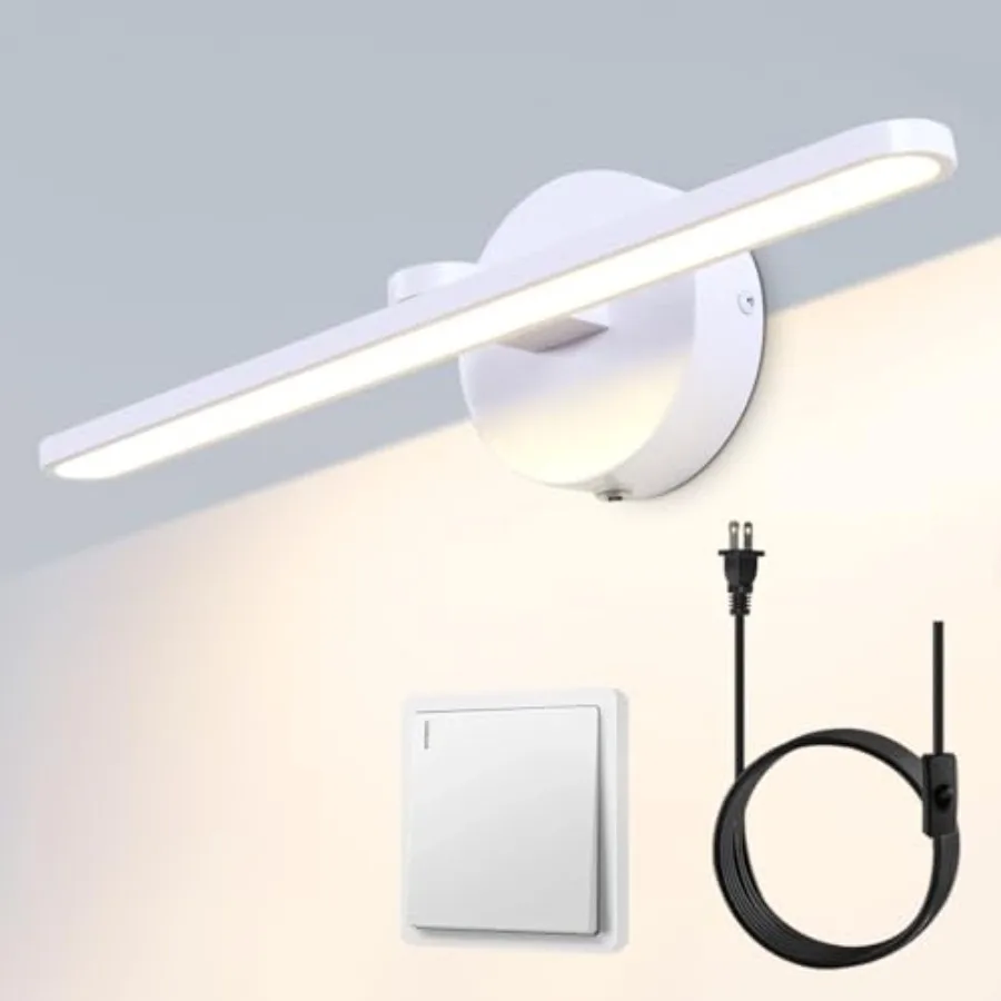 

Modern Vanity Lights,"Bathroom Lightg Fixctures Over Mirror, Led Vanity Light Bar for Bathroom Wall Lamps Plug in or Hardwired,