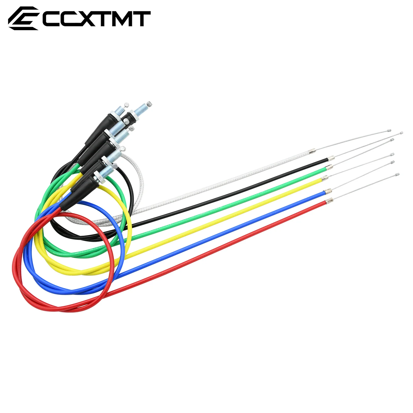 Motorcycle Universal Accelerator 990mm 1090mm Straight Connection Throttle Cable For Yamaha Kawasaki KTM Honda Suzuki Dirt Bike