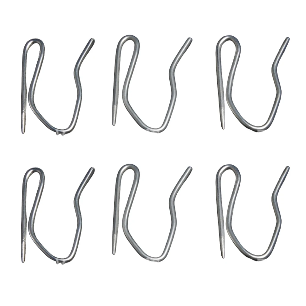 10/20/50pcs Urtain Hook Metal Pin S Hook Curtain Hook Shower Curtain Hanging Hook Home Curtain Hardware Accessories