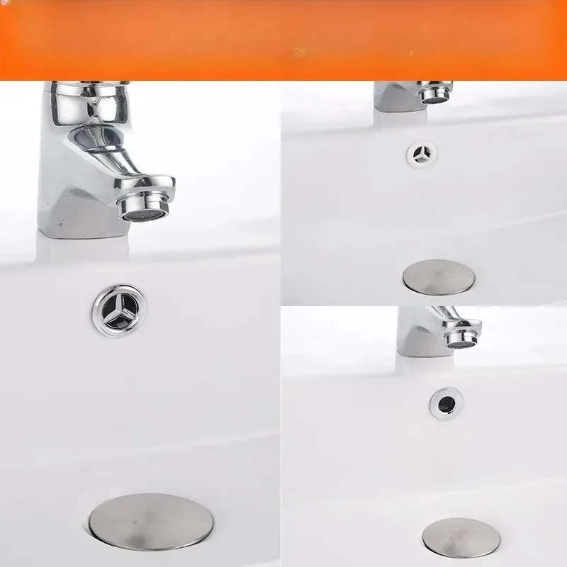 22-24mm Electroplated Overflow Ring Plastic Basin Trim Cap 2/4PCS for Bathtub & Lavabo Drain Gang Cover Bathroom Sink Hole Cover