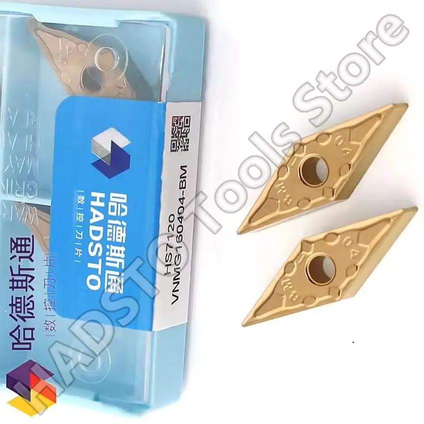 

VNMG160404-BM HS7120 VNMG160404 VNMG331 HADSTO CNC blade carbide inserts Turning inserts 10pcs/box