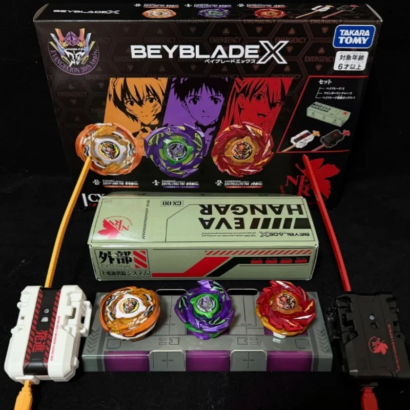 In Stock Genuine Beyblade X Eva Ngelion Deck Set Cx 00 Spinning Top Battle Toy Model Collection Toys Gifts