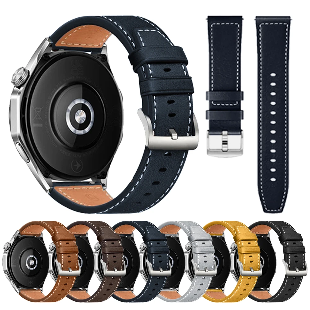 Pulseira esportiva de couro 22mm/20mm, para garmin venu 3 sq 2 forerunner 570 165 265 255music vivoactive 5 6, pulseira de substituição