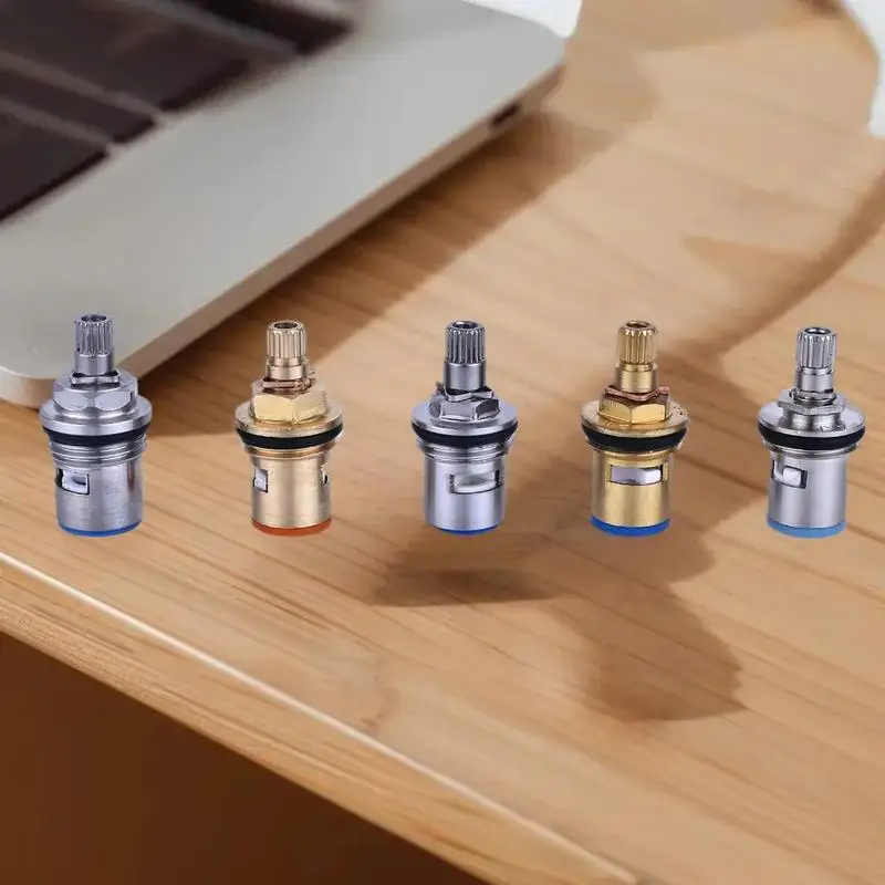 Universal Replacement Brass Ceramic Disc Stem Cartridge Inner Faucet Valve Tap Valves For Kitchen And Bathroom
