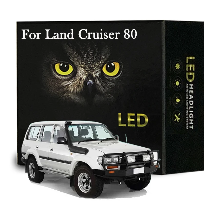 Car Led Interior Light Kit For Toyota Land Cruiser 80 Series 1990 1991 1992 1993 1994 1995 1996 1997 Led Bulbs Canbus No Error