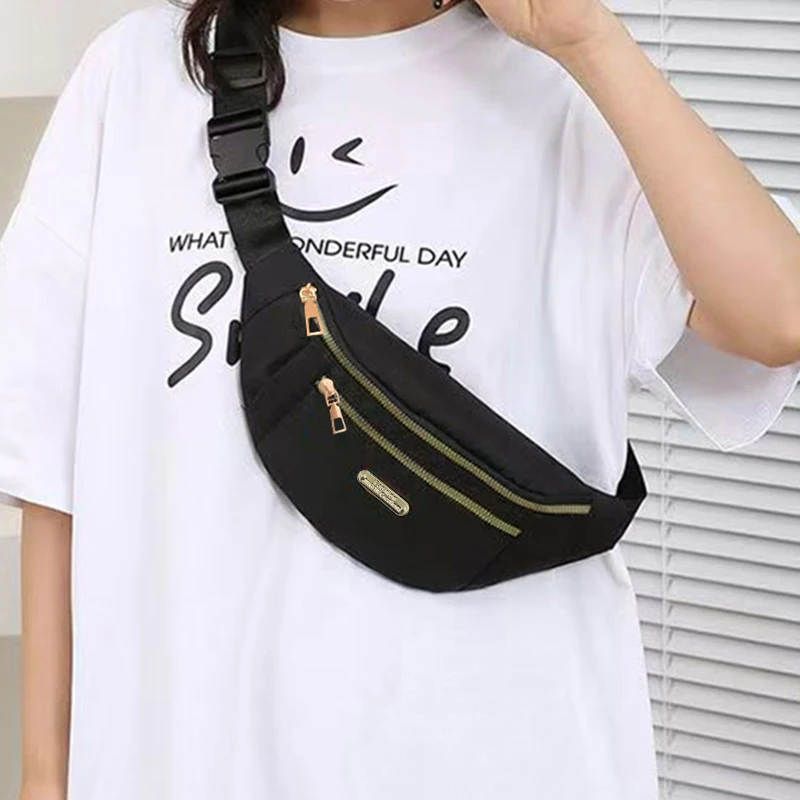 Women Sports Waist Bag Men's Multi-Layer Fanny Pack Phone Essentials During Outdoor Activities Crossbody Purse Sports Chest Bag