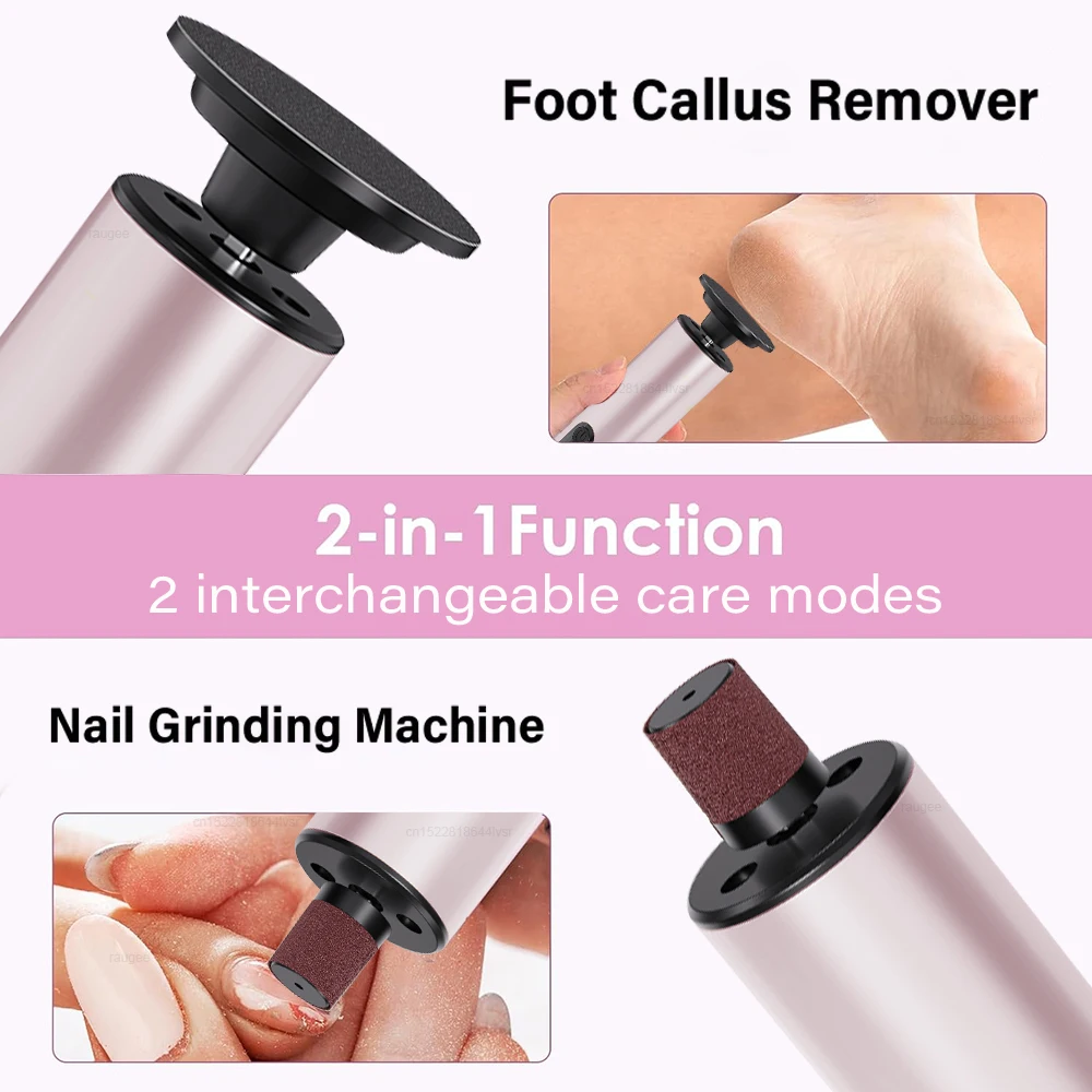 Electric Callus Remover Foot Exfoliation Sander Electric Foot Grinder for Feet Heel File Pedicure Machine Foot Dead Skin Remover