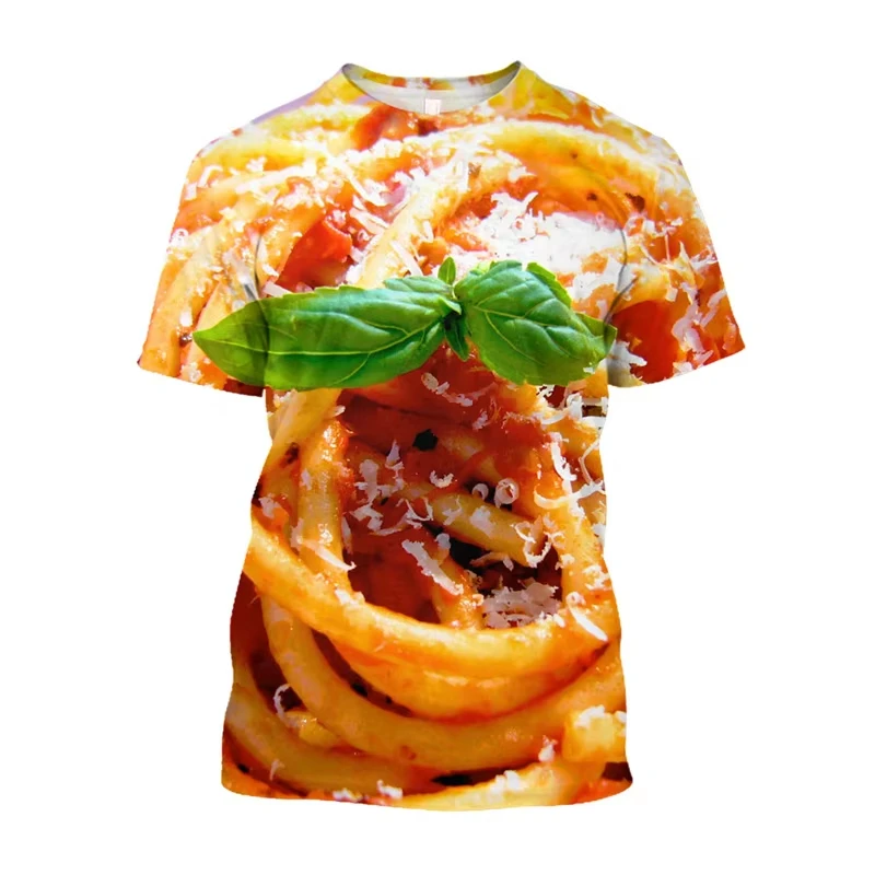 Newest Summer Mens Clothe 3d Printed Delicious Food Man Short Sleeve Top Male Casual T Shirt Men Streetwear Short Sleeve T Shirt