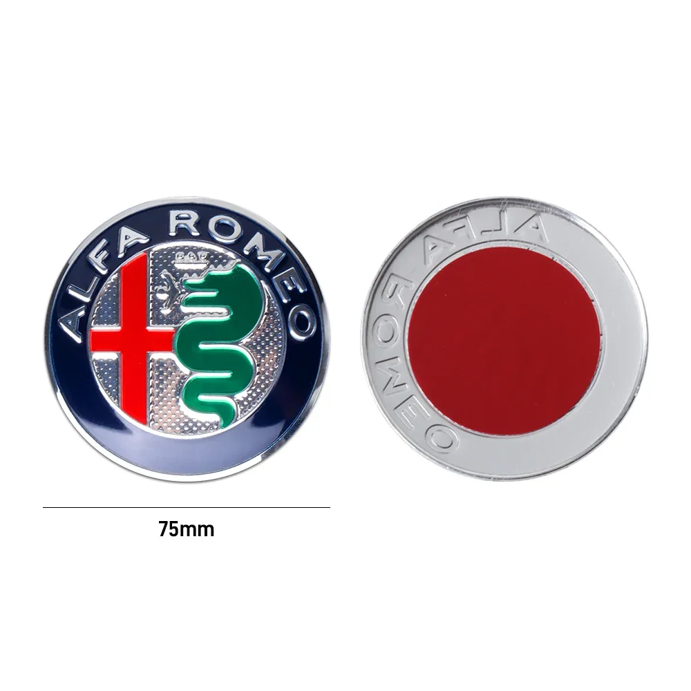

1pc Car Front Grill Emblem Covers/Center Console Knob Interior Sticker For Alfa Romeo Sportiva 159 147 156 GT Auto Accessories