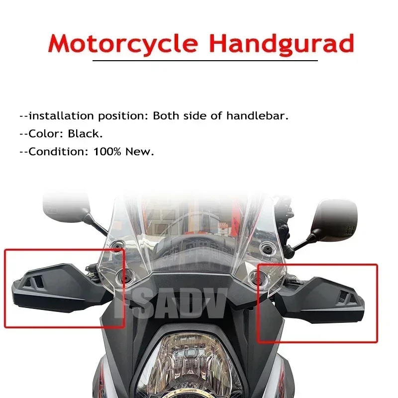 For Suzuki V-Storm DL 250 VStrom 250 2017-2021 Motorcycle Accessories Hand Guards Brake Clutch Lever Protector Handguard Shield