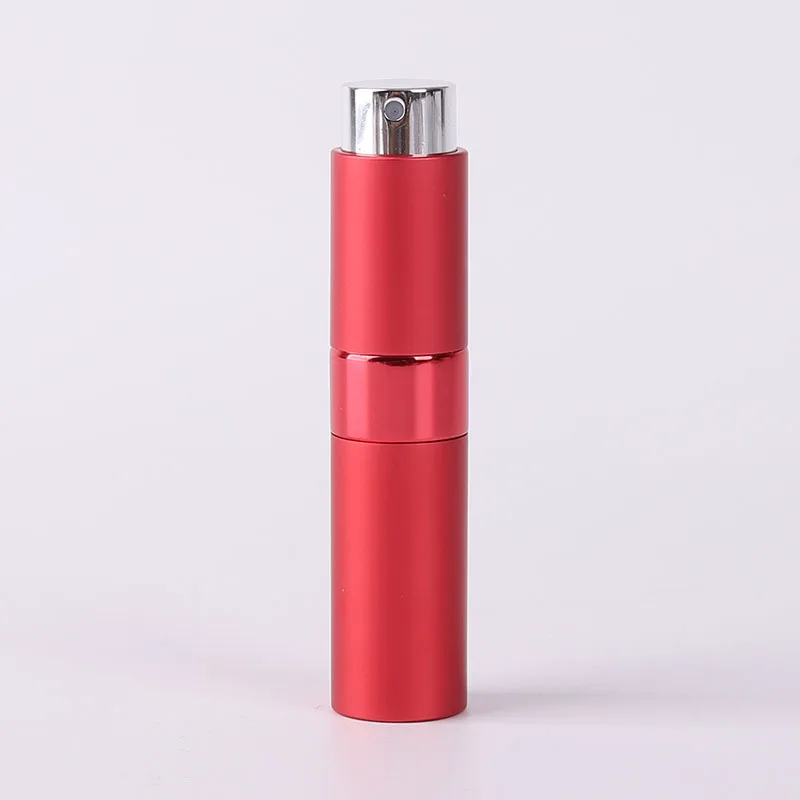 Flcopropriété de parfum en aluminium métallique, vaporisateur cosmétique, portable, vide, sous-bouteille de voyage, doublure en verre, 8ml, 5 pièces