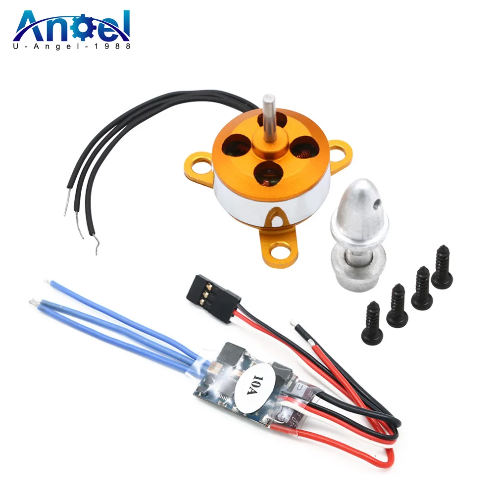 

A1504 2200KV 2700KV 2900KV 3200KV 9G бесщеточный микро-двигатель W/ Mount с 10A ESC для Mini 4--осевой Мультикоптер/самолет с неподвижным крылом