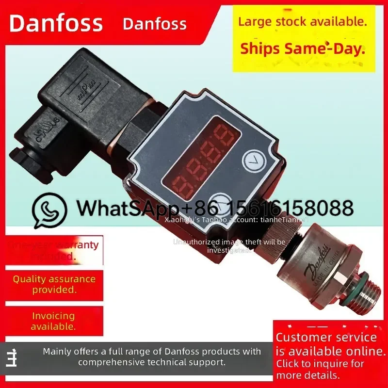 Danfoss MBS1900 Digital Pressure Transmitter 0-10bar 0-16bar 0-25bar Industrial Sensor Gauge Complete Model Series High