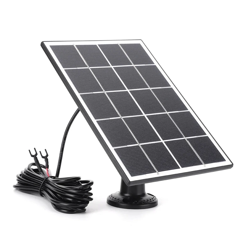 20W Solar Panel Charger Forring Video Doorbell 360° Adjustable Mount Fordoorbell 4/3/3 Plus/2 A