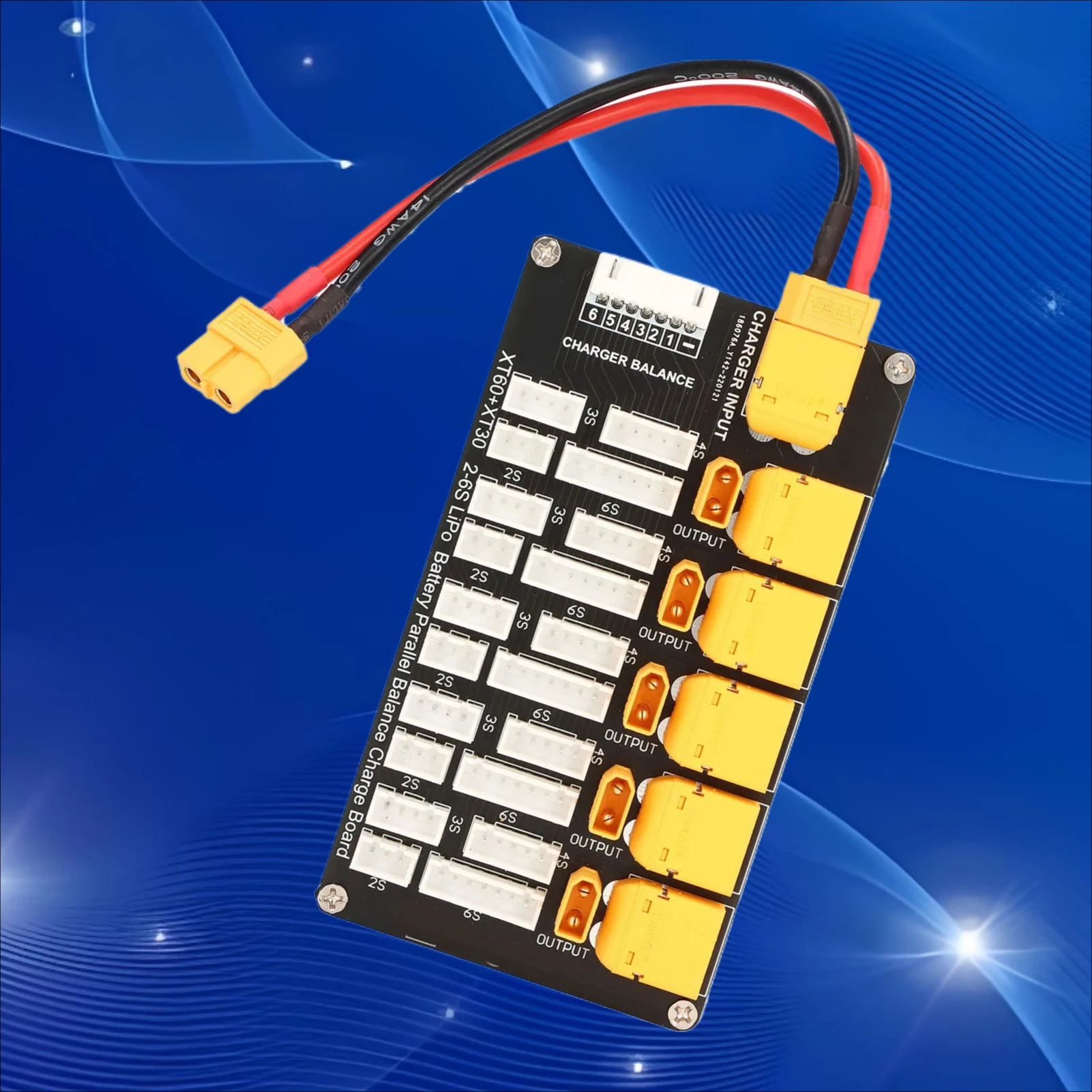 

Lipo Battery Charging Board Parallel XT30 XT60 Plug 2‑6S Lithium Batteries for IMAX B6 Charger Electronic Components