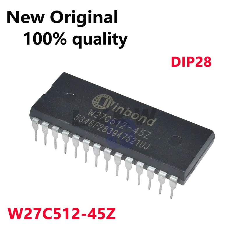 1-5/PCS New Original W27C512-45Z W27C512-45 DIP28 memorizer chip In Stock