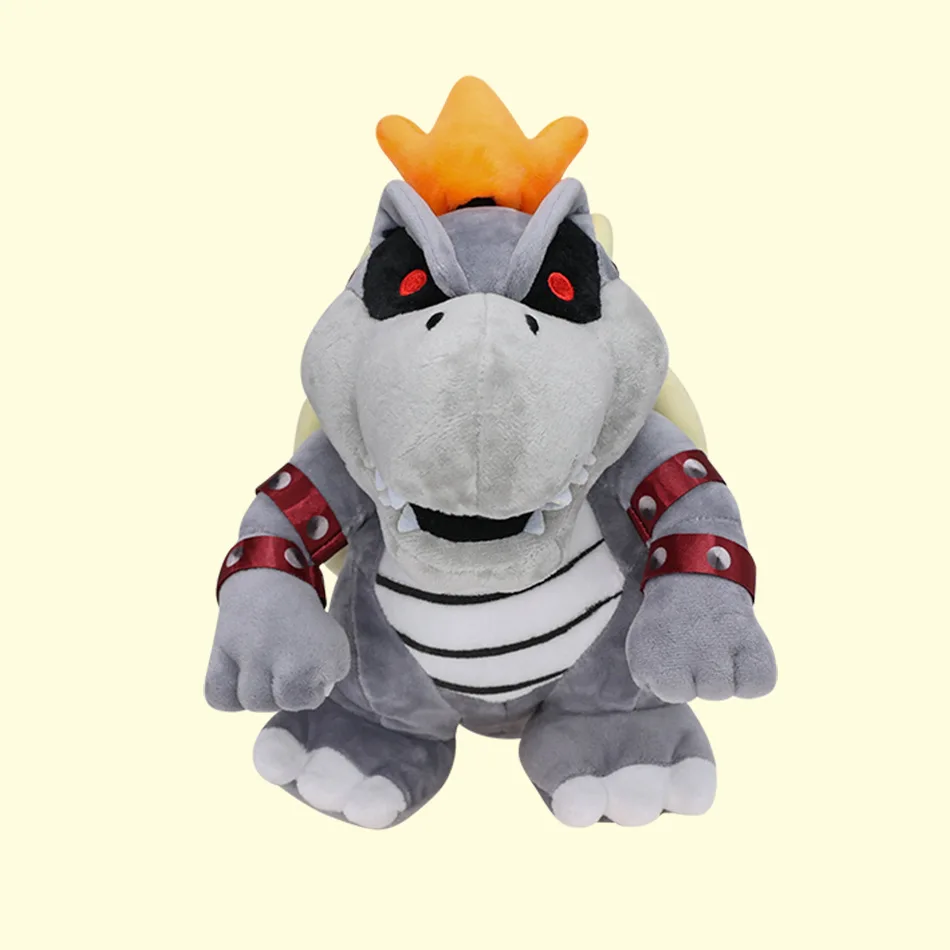 25cm Standing Pose Horned Monster Soft Plush Doll Cute Cartoon Stuffed Toy Holiday Birthday Gift For Kids Fans