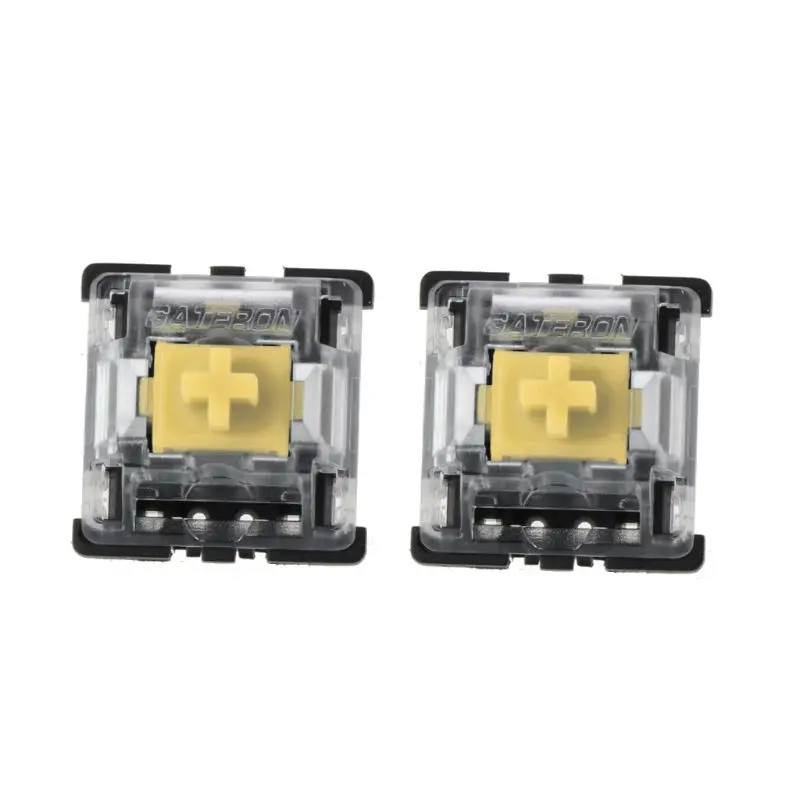 Smooth Linear Switches 50g Gateron Yellow for Mechanical Keyboard Customized Shaft 3Pins 10PCS Dropship