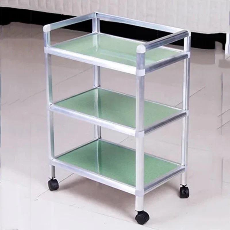 

Iron Rolling Hairdressing Trolley Aesthetic Professional Beauty Salon Trolleys Organizer Werkzeugwagen Spa Furniture MQ50TC
