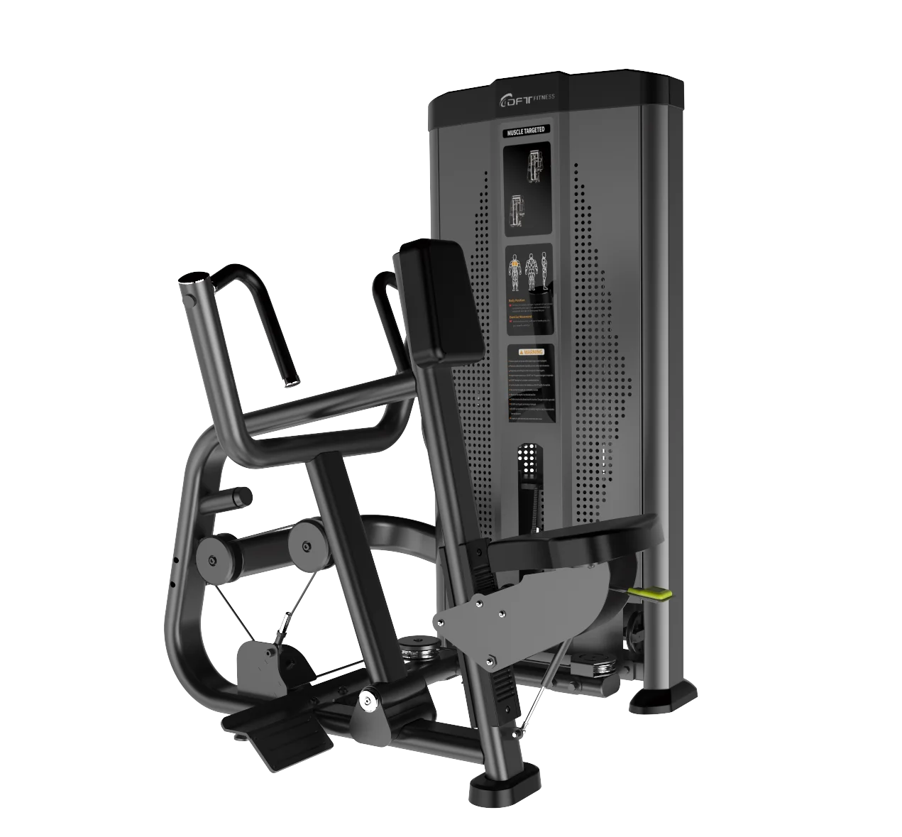 

Тренажер для вертикальной гребной разводки DFT Fitness DFT-A634, нагрузка 100 кг, стальная конструкция, регулируемый, прочный, универсальный, для взрослых