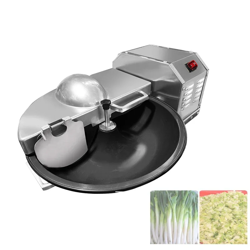 Home & Commercial Vegetable Cutter Machine 5L Electric Basin Type High Efficiency Multi-Functional Grinder Stuffing Cutter Machi