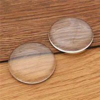 Round Flat Back Clear Glass Cabochon for DIY Jewelry Making 6mm 8mm 10mm 12mm 14mm 16mm 18mm 20mm 25mm 30mm 35mm 6