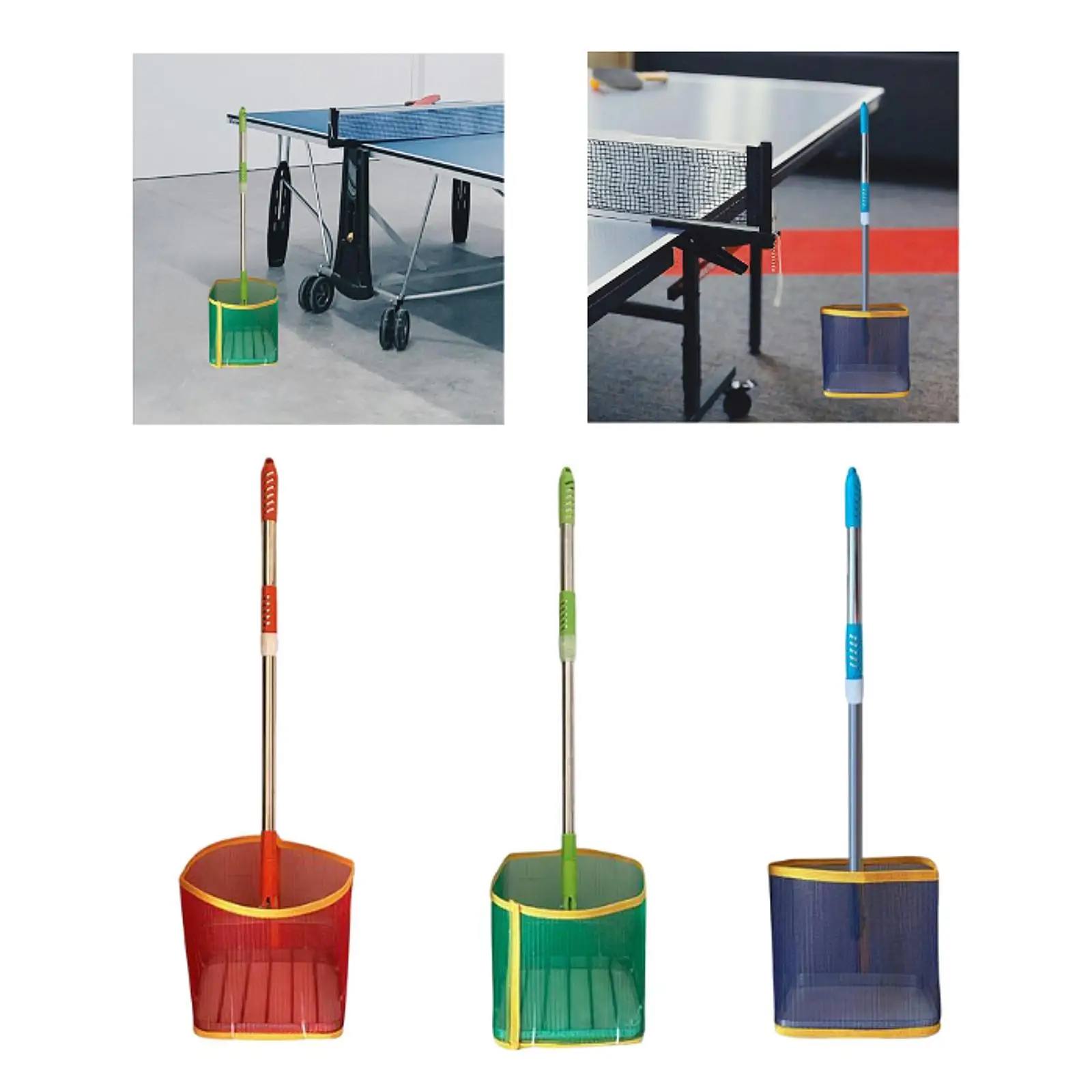 Collecteur de balles de Pong rétractable, filet de pratique de Pong Portable, accessoire de cueillette, cueilleur de balles de Tennis de Table pour l'entraînement
