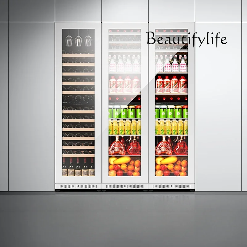 Ice Bar Home Living Room Office Tea Refrigerator Constant Temperature Wine Cabinet Frost-free Refrigerator