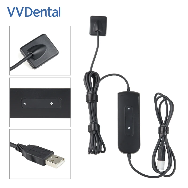 VV Dental R1 Portable X-Ray Sensor 0.8mm Digital Radiovisiograph HD Image Dentistry Equipment with 2 Year Warranty