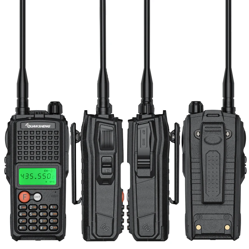 Quansheng K10AT walkie-talkie burro kong 10W de alta potência dispositivo remoto equipe ao ar livre marítimo marítimo plataforma portátil