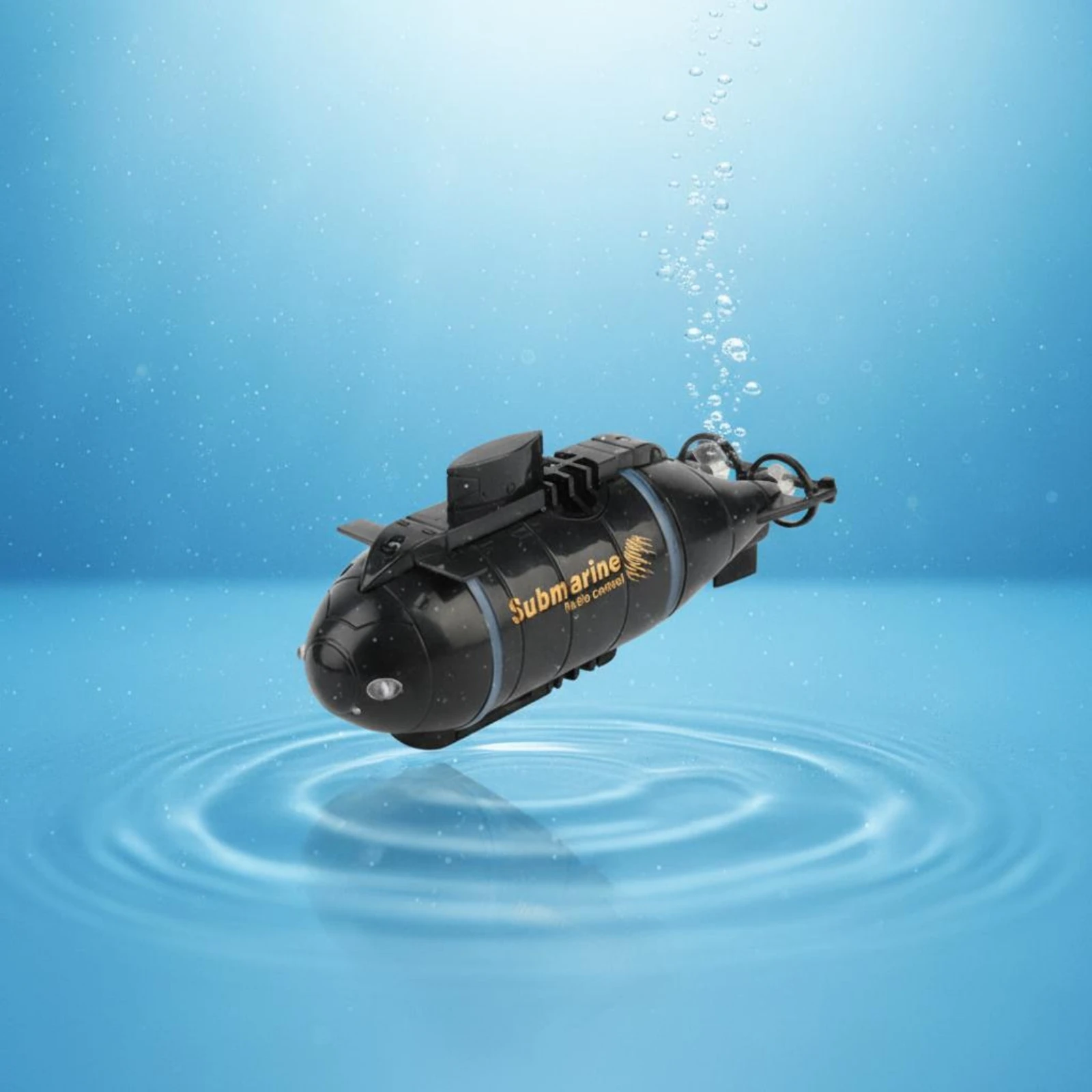 

Mini Wireless Control Underwater Vehicle 6 Channel Mini RC Underwater Vehicle Toy Rechargeable USB Charging for Boys, Pool