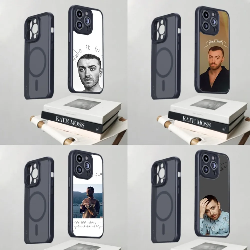 

Singer S-Sam Smith Gloria Phone Case For IPhone 15 14 13 Pro Max 11 12 Mini Alex Mirror For Magsafe Wireless Charging Cover