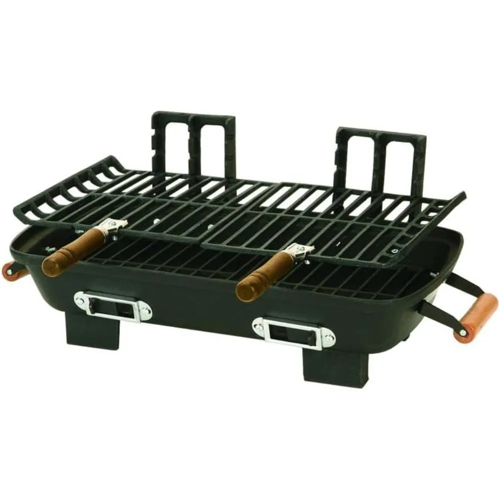 

Marsh Allen 30052 Cast Iron Hibachi 10 by 18-Inch Charcoal Grill
