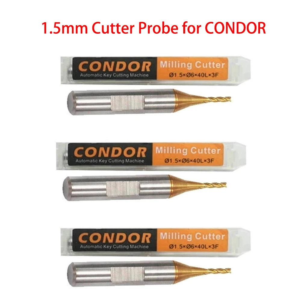 

3 шт./лот 1,5 мм режущий зонд для Xhorse CONDOR XC MINI Plus Dolphin XP-005 Dolphin XP-007 станок для резки ключей