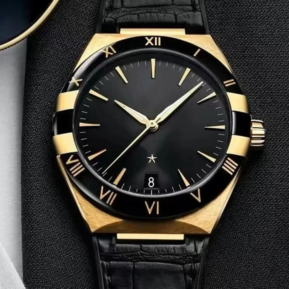 ساعة ميكانيكية أوتوماتيكية بالكامل فاخرة 2025 سلسلة الجيل الجديد ساعة متعددة الوظائف للرجال والنساء من العلامة التجارية القديمة