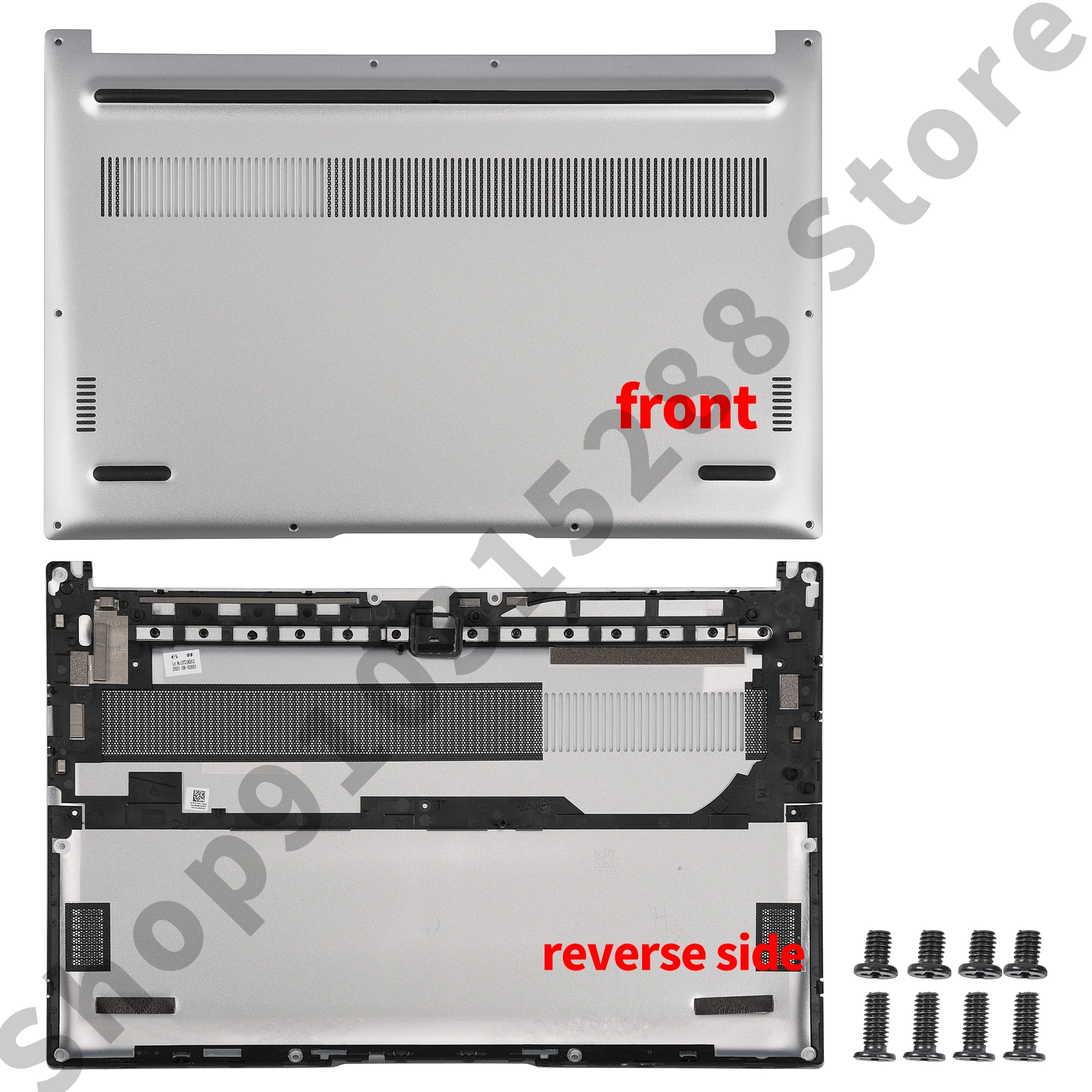 Metal moldura frontal Palmrest, caixa inferior, prata e cor cinza, MateBook D14, NbB-WAH9P, NBIL, NBM, NwM-WFQ9, tampa traseira LCD, novo